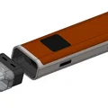 Mô hình 3D thuốc lá điện tử (Electric cigarette) hiện đại - Thumbnail 2