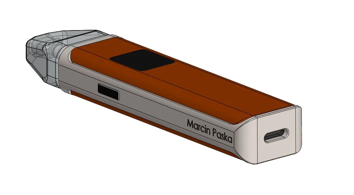 Mô hình 3D thuốc lá điện tử (Electric cigarette) hiện đại - Image 3