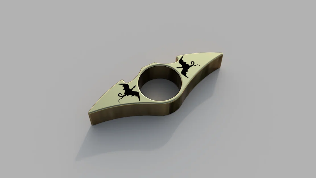 Dụng cụ giữ trang sách hình rồng in 3D (Book page holder Dragons v2) - Image 1