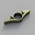 Dụng cụ giữ trang sách hình rồng in 3D (Book page holder Dragons v2) - Thumbnail 1