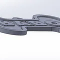 Bảng tên hình khúc xương cho thú cưng (Hueso para collar de perro) - Thumbnail 2