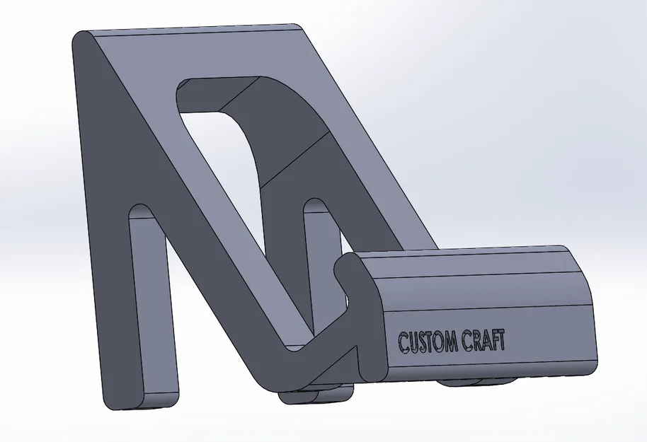Giá đỡ điện thoại để bàn (Porta Celular) in 3D đơn giản, chắc chắn - Image 1
