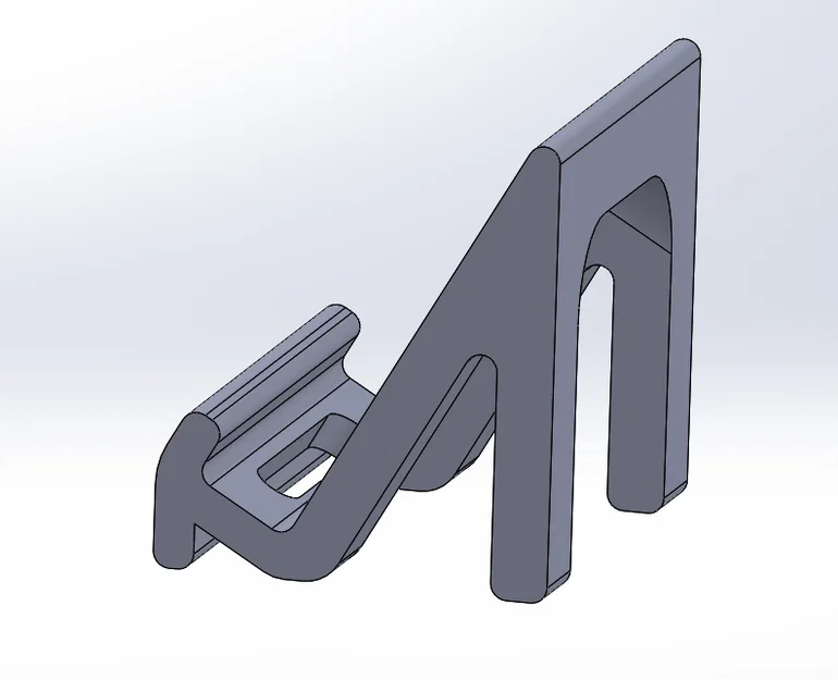 Giá đỡ điện thoại để bàn (Porta Celular) in 3D đơn giản, chắc chắn - Image 2
