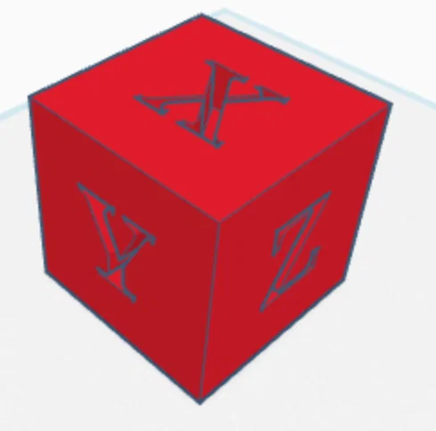 Khối lập phương X,Y,Z (X,Y,Z cube) - Mô hình test máy in 3D hoàn hảo - Image 1