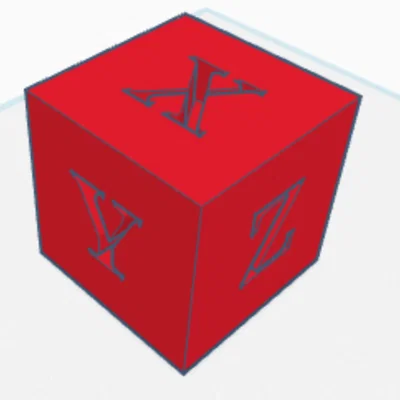 Khối lập phương X,Y,Z (X,Y,Z cube) - Mô hình test máy in 3D hoàn hảo