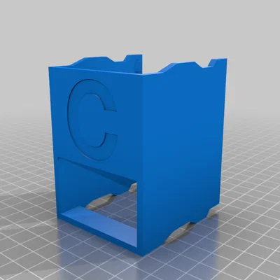 Hộp đựng pin thông minh có thể xếp chồng - Tự in 3D đơn giản