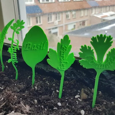 Nhãn cắm cây rau thơm (Plant label herbs)