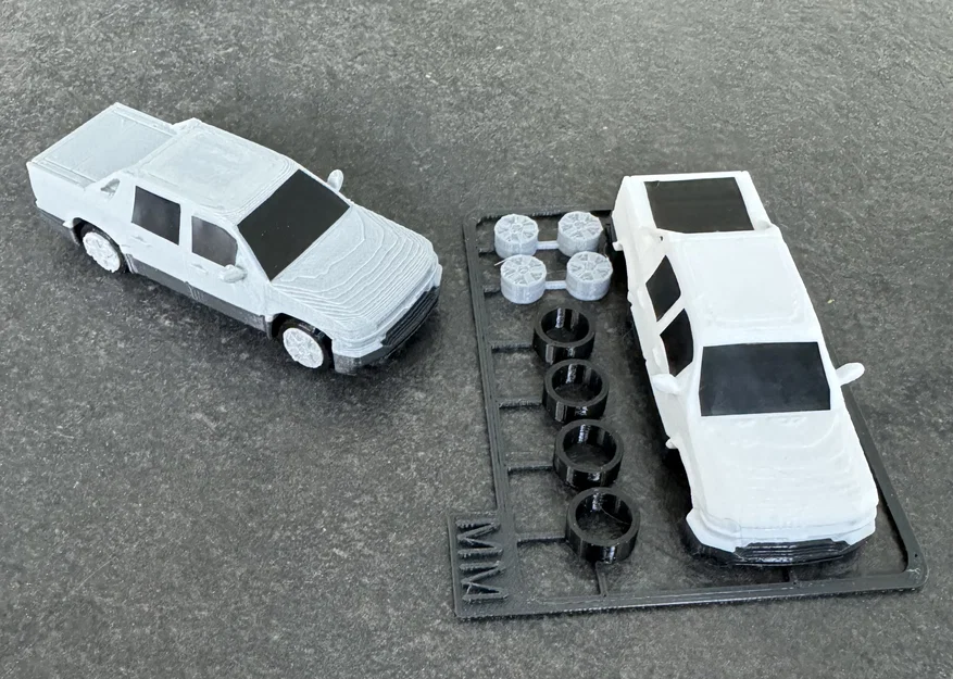 Mô hình lắp ráp 3D Chevrolet Avalanche Kit Card độc đáo - Image 1