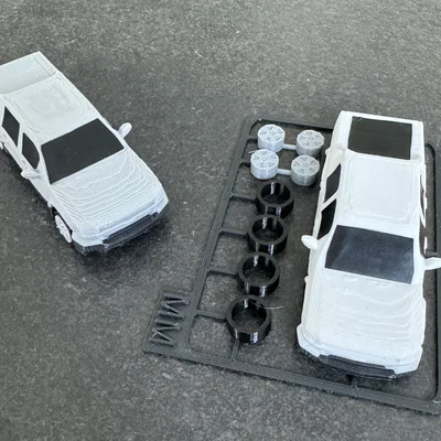 Mô hình lắp ráp 3D Chevrolet Avalanche Kit Card độc đáo