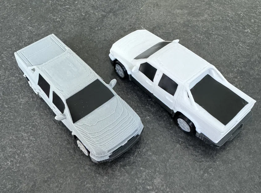 Mô hình lắp ráp 3D Chevrolet Avalanche Kit Card độc đáo - Image 4