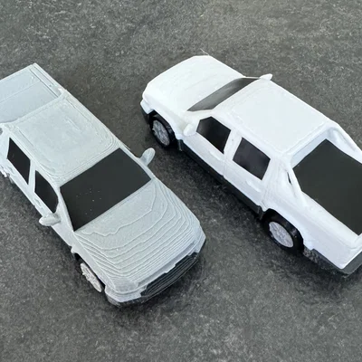 Mô hình lắp ráp 3D Chevrolet Avalanche Kit Card độc đáo