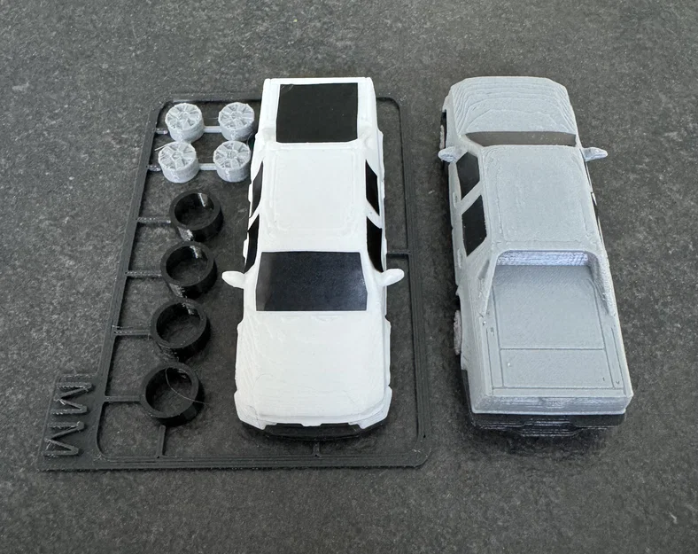 Mô hình lắp ráp 3D Chevrolet Avalanche Kit Card độc đáo - Image 5