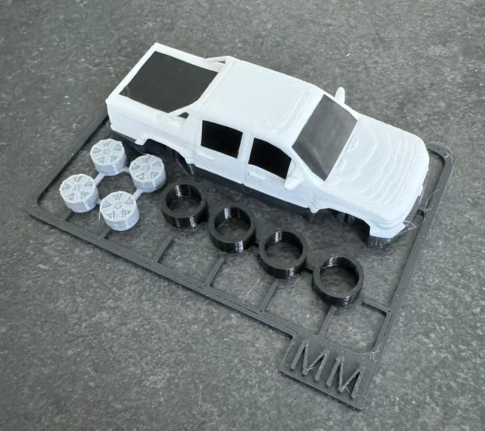 Mô hình lắp ráp 3D Chevrolet Avalanche Kit Card độc đáo - Image 7