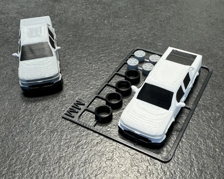 Mô hình lắp ráp 3D Chevrolet Avalanche Kit Card độc đáo - Image 9