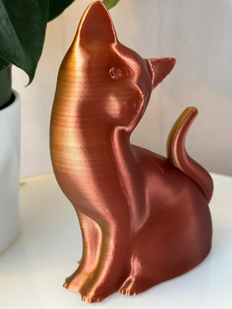 Mô hình chú mèo 3D trang trí đẹp mắt, dễ in cho mọi người - Image 2