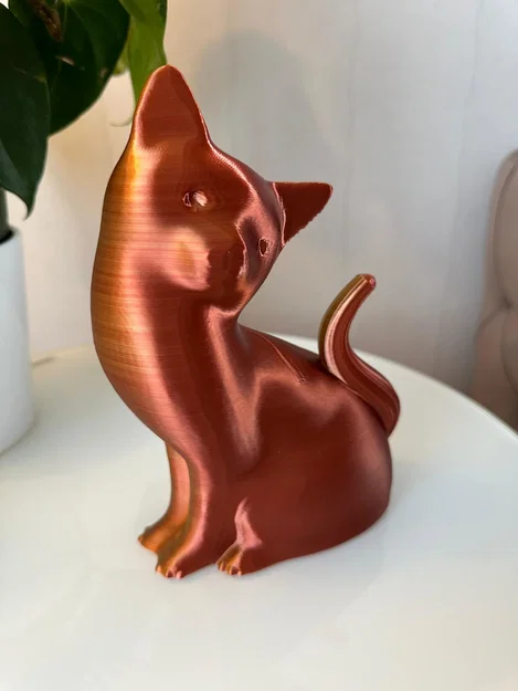 Mô hình chú mèo 3D trang trí đẹp mắt, dễ in cho mọi người - Image 3