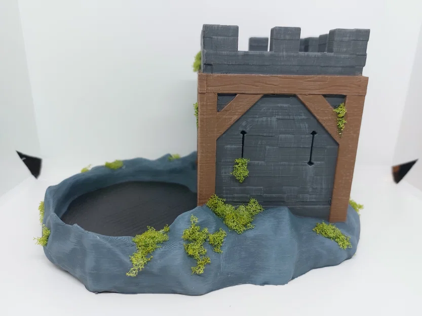 Quiet Dice Tower – Tháp thả xúc xắc êm, dễ in - Image 4