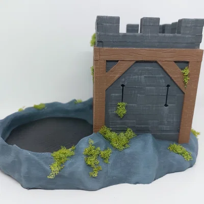 Quiet Dice Tower – Tháp thả xúc xắc êm, dễ in