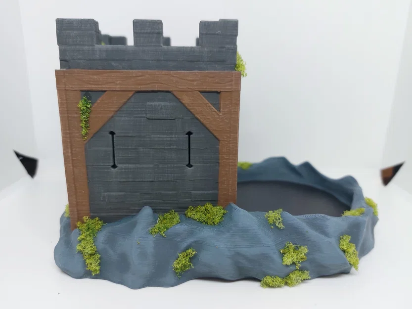 Quiet Dice Tower – Tháp thả xúc xắc êm, dễ in - Image 6