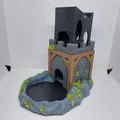 Quiet Dice Tower – Tháp thả xúc xắc êm, dễ in - Thumbnail 9