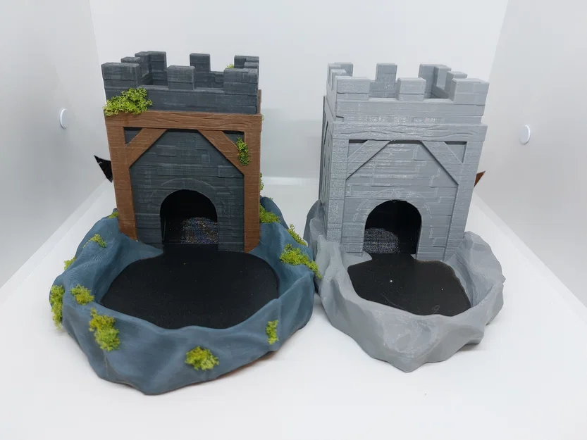 Quiet Dice Tower – Tháp thả xúc xắc êm, dễ in - Image 14