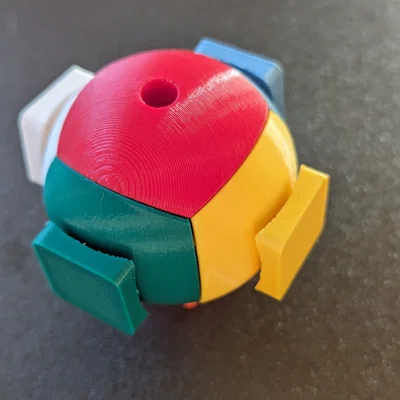Magic/Rubik's Cube - Khối Rubik tự lắp không cần keo hay phụ kiện
