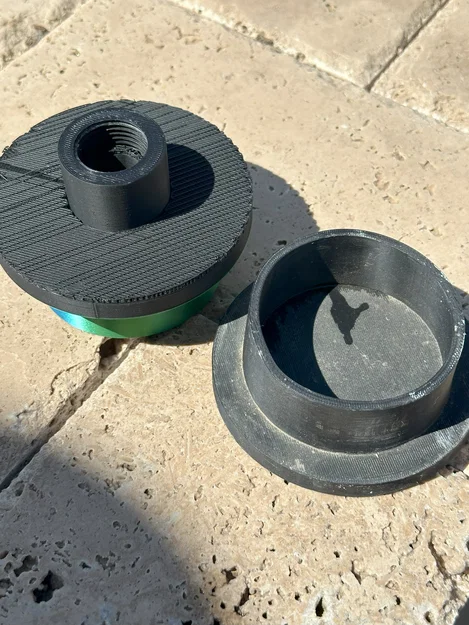 Nút bịt cartridge filter hồ bơi & đầu gắn ống nước làm backwashing - Image 2