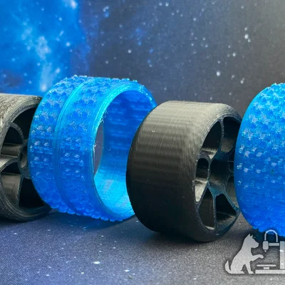 Lốp TPU Knobby Off-road cho RC Car - Hợp mâm custom của mình (12 mm Hex)