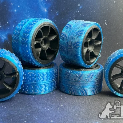 Mâm/Bánh RC Drift – 12 mm Hex (RC Car (Drift) Wheels)