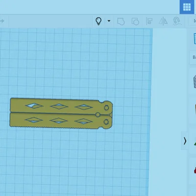 Mô hình dao bướm Butterfly Knife in 3D độc đáo