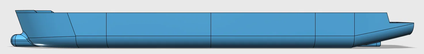 Thân tàu (Ship Hull) dài 80cm - Image 6