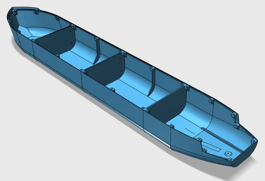 Thân tàu (Ship Hull) dài 80cm - Image 8