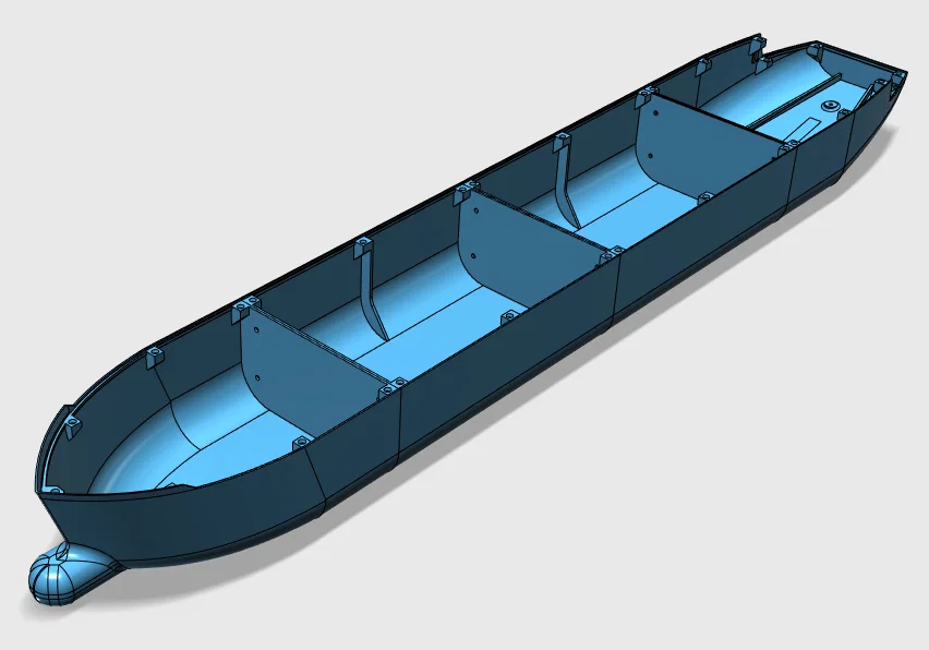 Thân tàu (Ship Hull) dài 80cm - Image 10