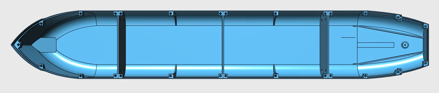 Thân tàu (Ship Hull) dài 80cm - Image 14