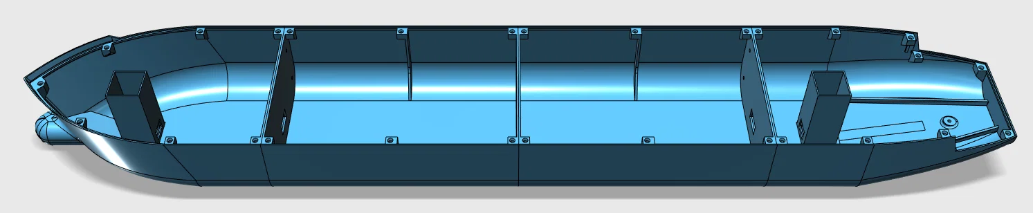 Thân tàu (Ship Hull) dài 80cm - Image 16