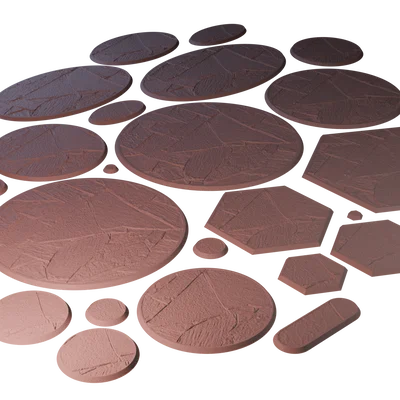 Base Mini Nền Đá Phiến (Slate Floor Miniature Bases)