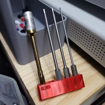 Khay đựng mũi vít lục giác 1/4 inch (6.35 mm) gọn gàng