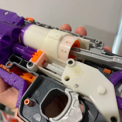 Búa Nerf Hammershot vẽ lại: extended draw và hammer face