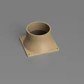 Adapter nối quạt 120mm sang ống gió 4 inch - Thumbnail 1