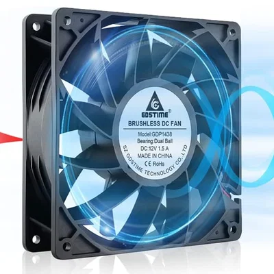 Adapter nối quạt 120mm sang ống gió 4 inch