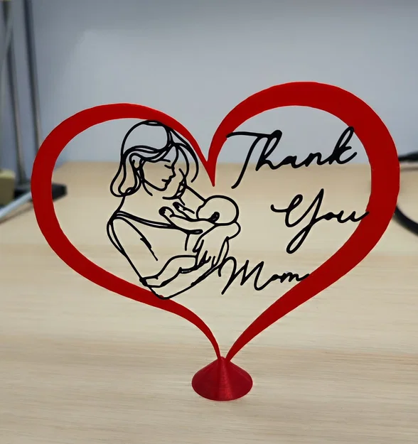 Mô hình 3D Thank You Mom - Quà tặng ý nghĩa cho ngày của Mẹ - Image 1