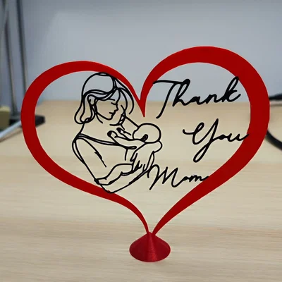 Mô hình 3D Thank You Mom - Quà tặng ý nghĩa cho ngày của Mẹ