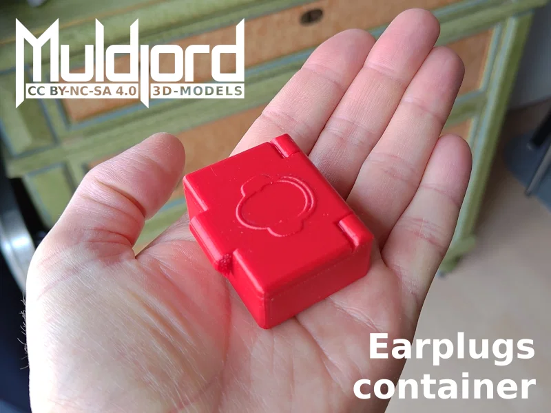 Hộp đựng nút tai (print-in-place) - Image 1