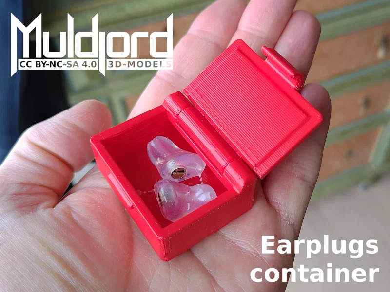 Hộp đựng nút tai (print-in-place) - Image 2