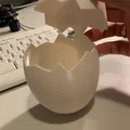Mô hình quả trứng rỗng in 3D cực xinh - Print-in-place - Thumbnail 1