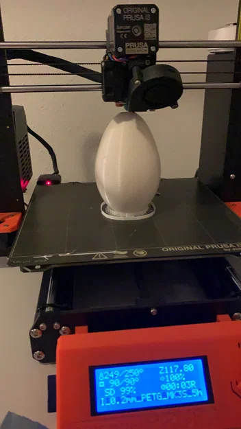 Mô hình quả trứng rỗng in 3D cực xinh - Print-in-place - Image 2