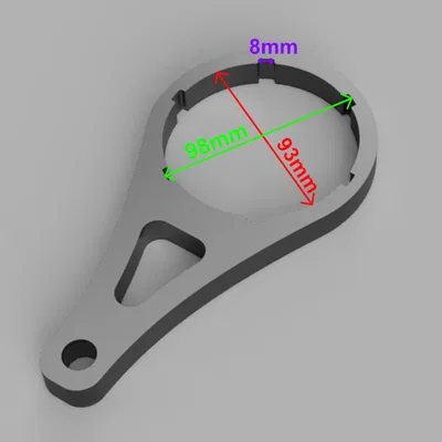 Dụng cụ mở cốc lọc nước in 3D tiện lợi cho gia đình