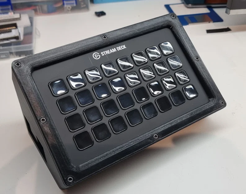 Case in 3D cho Stream Deck XL tích hợp Raspberry Pi 4 tiện lợi - Image 1