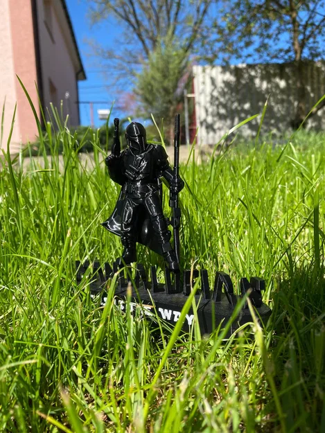 Mô hình 3D nhân vật Mandalorian kèm bệ đỡ biến hình độc đáo - Image 7