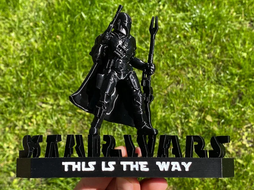 Mô hình 3D nhân vật Mandalorian kèm bệ đỡ biến hình độc đáo - Image 8